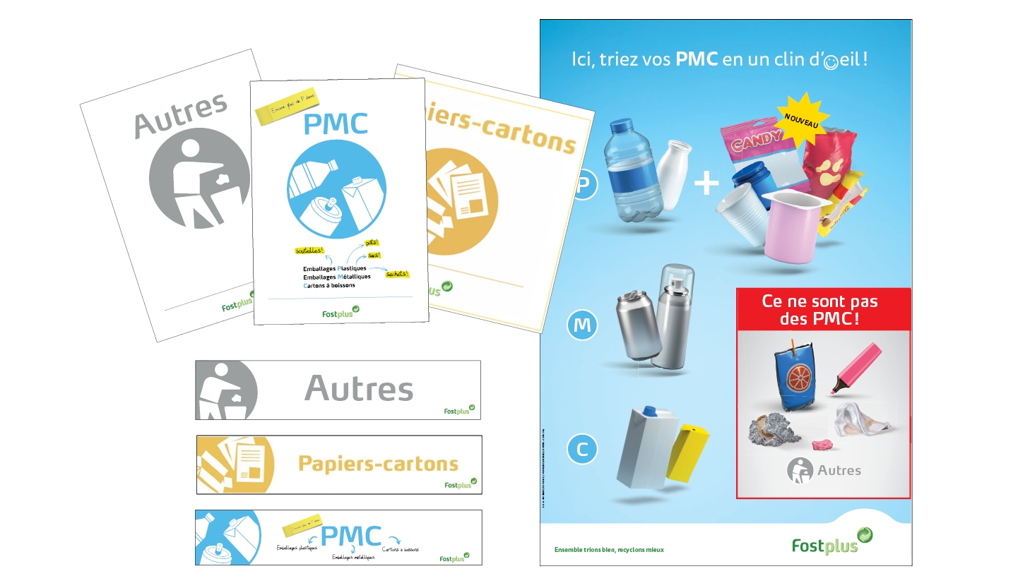stickers tri a l'école